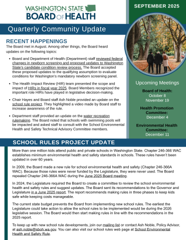 Quarterly Community Update Q3 2025